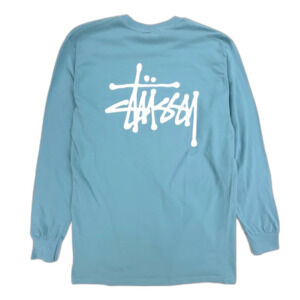 STUSSY Long Sleeve Crew Neck Tshirt Streetwear Grunge Skate 90s y2k Indie Urban